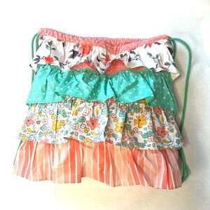 Matilda Jane In The Ruffles Drawstring Backpack NWOT Super Cute